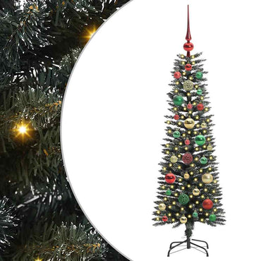 vidaXL Sapin de Noël artificiel avec 150 LED avec support Vert 120 cm