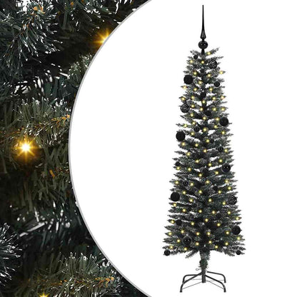 vidaXL Künstlicher Weihnachtsbaum mit 150 LEDs mit Ständer Grün 150 cm