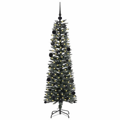 vidaXL Künstlicher Weihnachtsbaum mit 150 LEDs mit Ständer Grün 150 cm