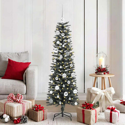 vidaXL Künstlicher Weihnachtsbaum mit 150 LEDs mit Ständer Grün 150 cm
