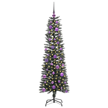 vidaXL Künstlicher Weihnachtsbaum mit 150 LEDs mit Ständer Grün 150 cm