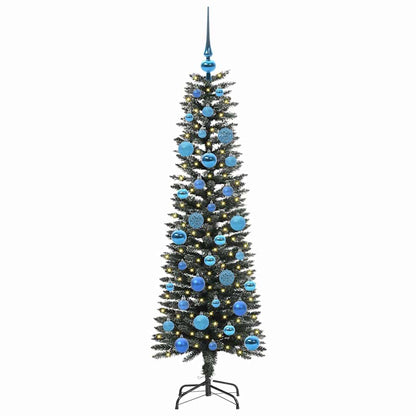 vidaXL Künstlicher Weihnachtsbaum mit 150 LEDs mit Ständer Grün 150 cm