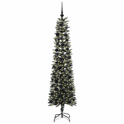 Künstlicher Weihnachtsbaum mit 300 LEDs mit Ständer Grün 180 cm