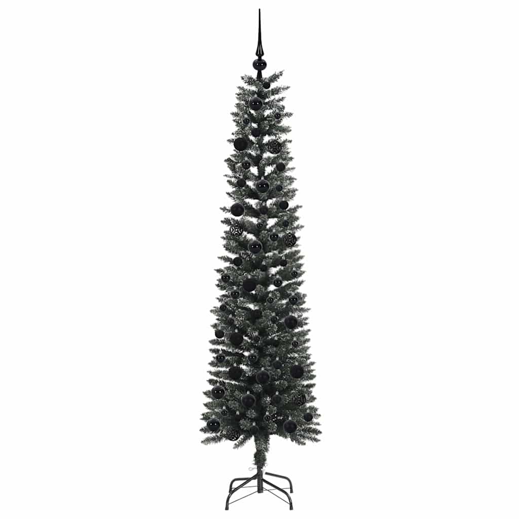 Künstlicher Weihnachtsbaum mit 300 LEDs mit Ständer Grün 180 cm