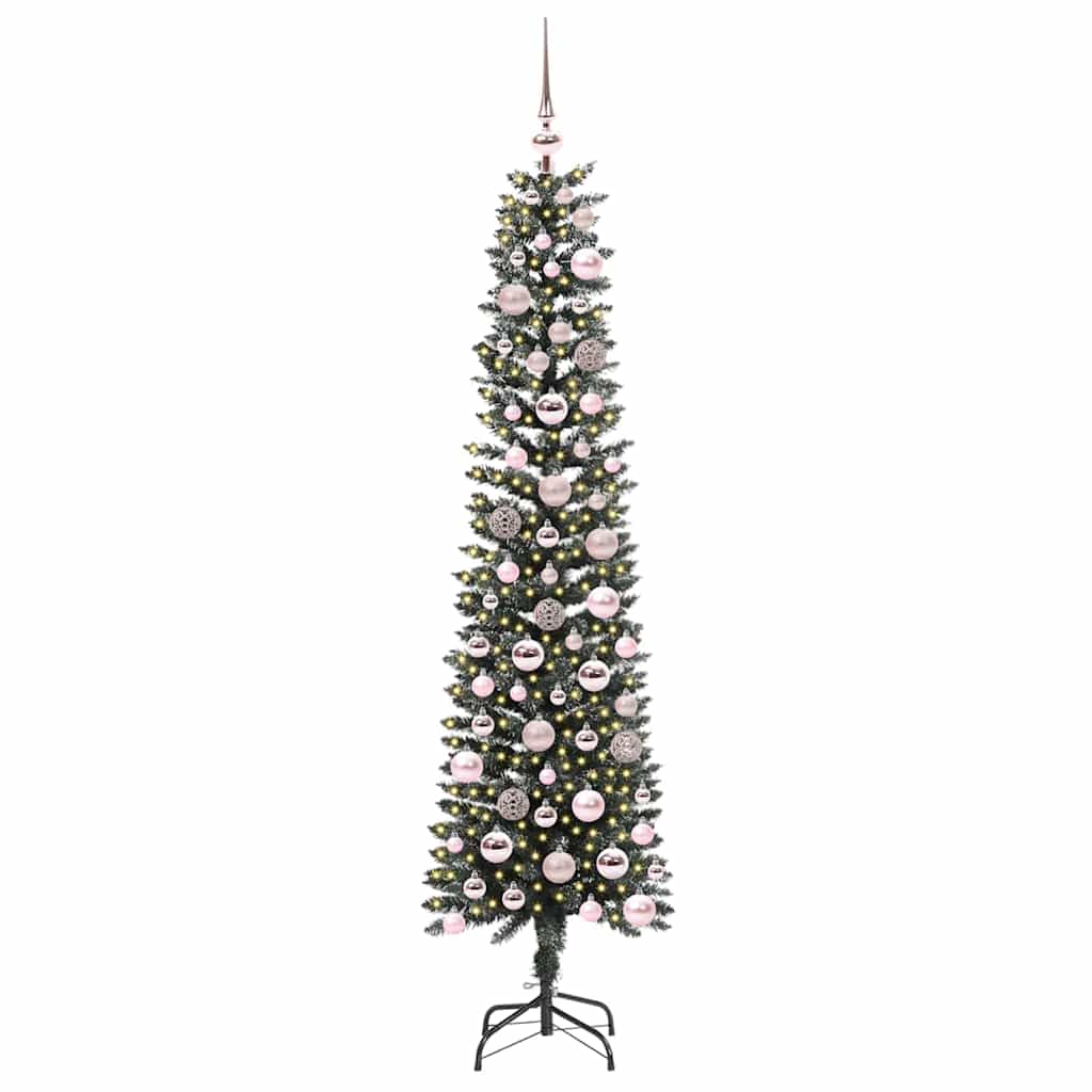 Künstlicher Weihnachtsbaum mit 300 LEDs mit Ständer Grün 180 cm