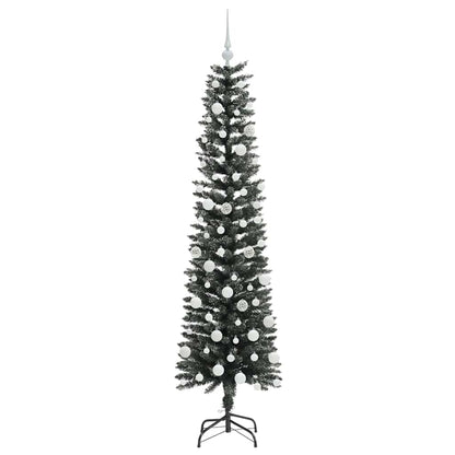 vidaXL Künstlicher Weihnachtsbaum mit 300 LEDs mit Ständer Grün 180 cm