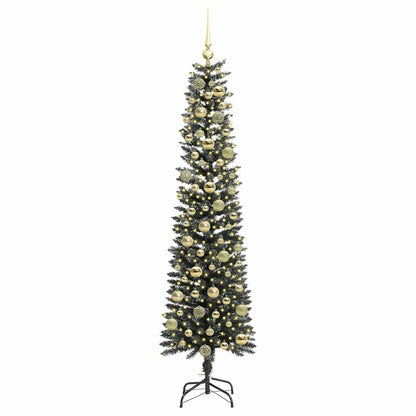 Künstlicher Weihnachtsbaum mit 300 LEDs mit Ständer Grün 180 cm