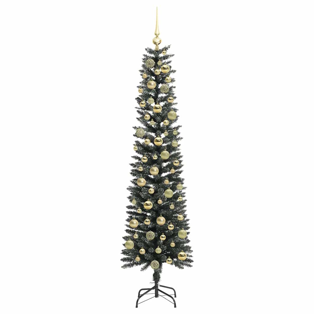 Künstlicher Weihnachtsbaum mit 300 LEDs mit Ständer Grün 180 cm