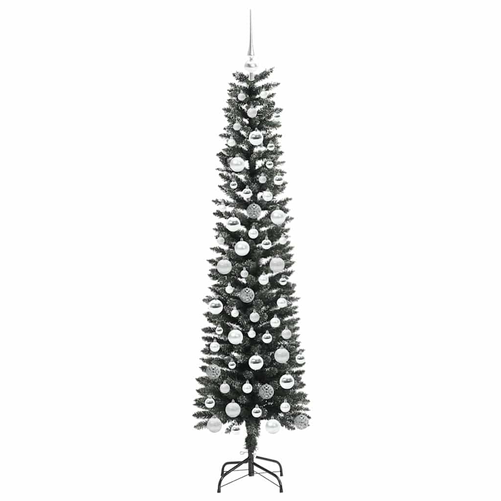 Künstlicher Weihnachtsbaum mit 300 LEDs mit Ständer Grün 180 cm