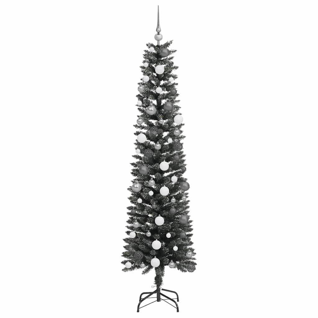 vidaXL Künstlicher Weihnachtsbaum mit 300 LEDs mit Ständer Grün 210 cm