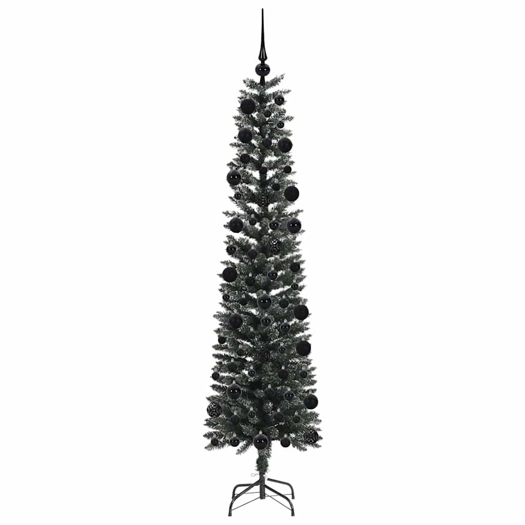 vidaXL Sapin de Noël artificiel avec 300 LED et support Vert 210 cm
