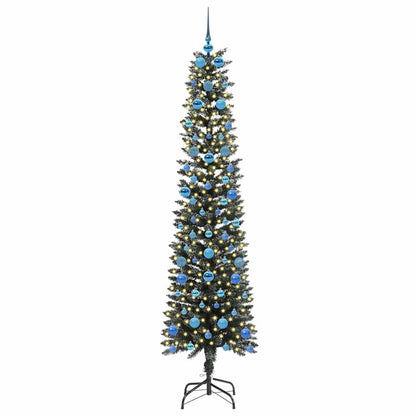 Künstlicher Weihnachtsbaum mit 300 LEDs mit Ständer Grün 210 cm