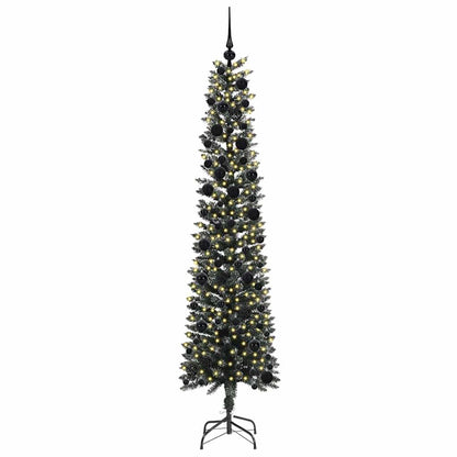 vidaXL Sapin de Noël artificiel avec 300 LED et support Vert 240 cm
