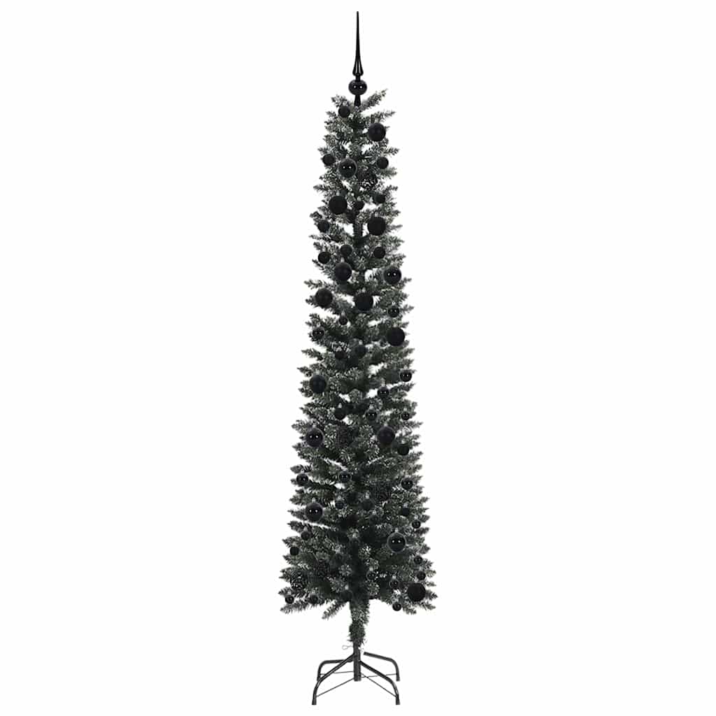 vidaXL Sapin de Noël artificiel avec 300 LED et support Vert 240 cm