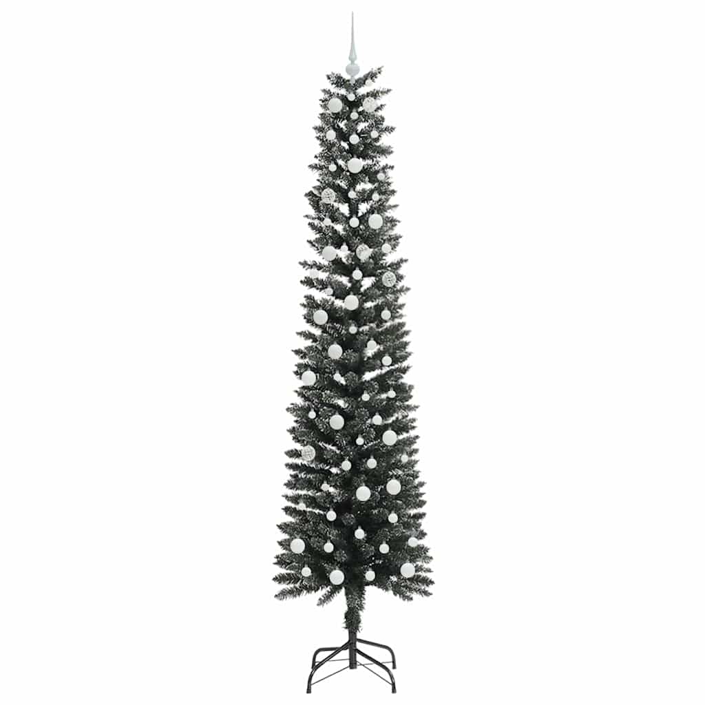 Künstlicher Weihnachtsbaum mit 300 LEDs mit Ständer Grün 240 cm