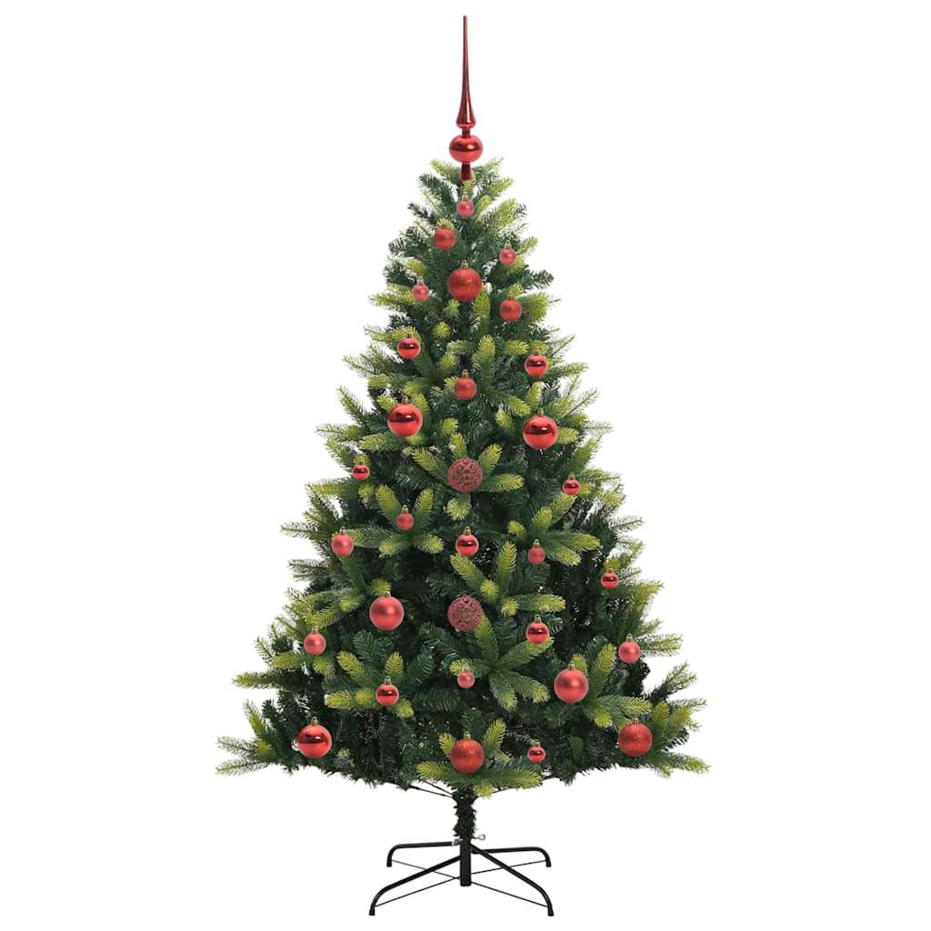 vidaXL Sapin de Noël artificiel pré-éclairé 150 LED Vert 120 cm