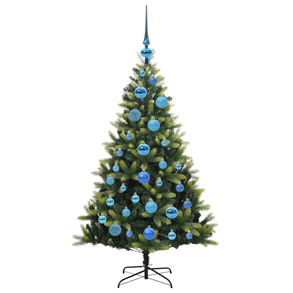 vidaXL Sapin de Noël artificiel floqué 150 LED Vert 120 cm
