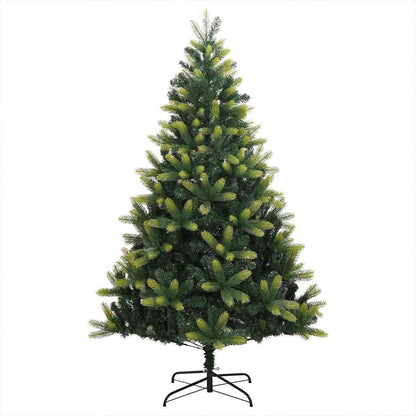 vidaXL Künstlicher Klapp-Weihnachtsbaum mit 300 LEDs Grün 180 cm