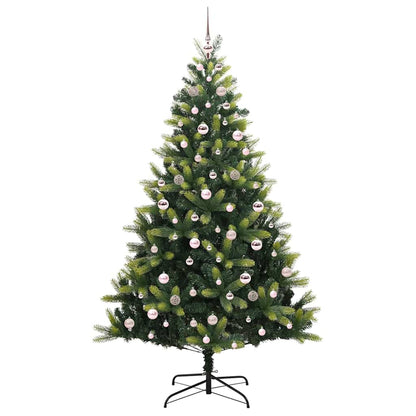 vidaXL Künstlicher Klapp-Weihnachtsbaum mit 300 LEDs Grün 210 cm