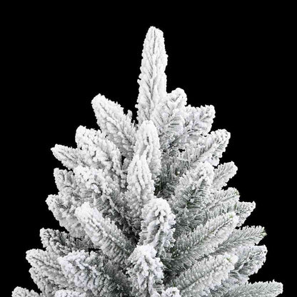 vidaXL Künstlicher Weihnachtsbaum mit 150 LEDs mit Ständer Weiß 120 cm