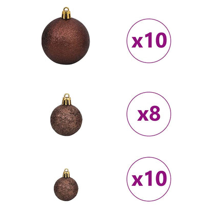 vidaXL Sapin de Noël artificiel avec 300 LED et support Blanc 180 cm