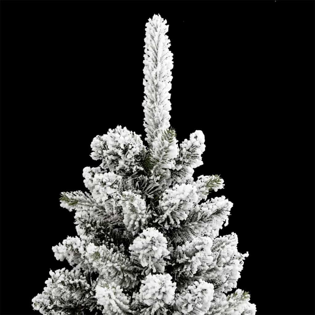 vidaXL Künstlicher Weihnachtsbaum mit 150 LEDs mit Ständer Weiß 120 cm