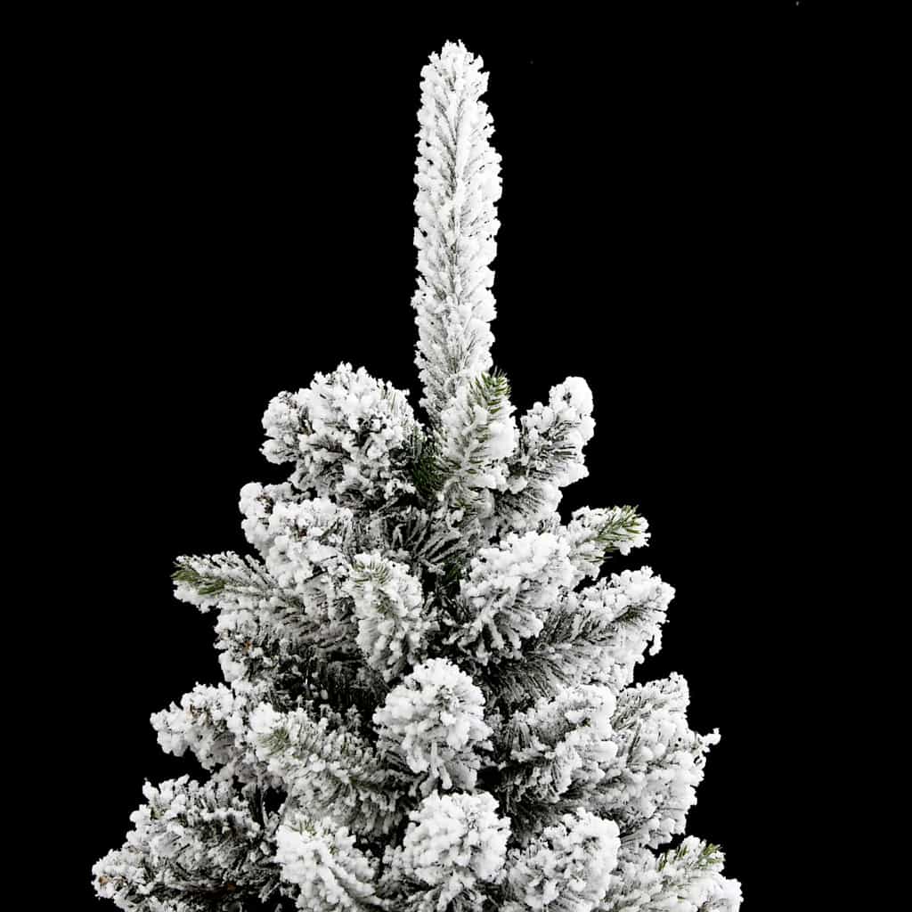 vidaXL Künstlicher Weihnachtsbaum mit 150 LEDs mit Ständer Weiß 120 cm
