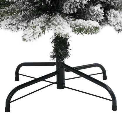 vidaXL Künstlicher Weihnachtsbaum mit 150 LEDs mit Ständer Weiß 120 cm