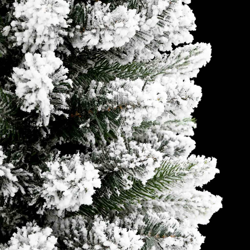 vidaXL Künstlicher Weihnachtsbaum mit 150 LEDs mit Ständer Weiß 120 cm