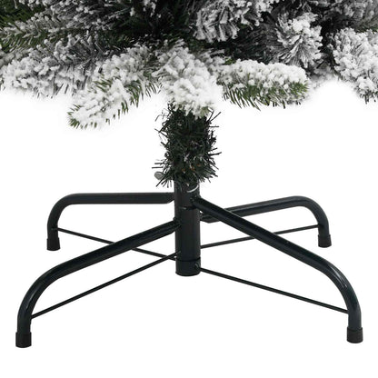 vidaXL Künstlicher Weihnachtsbaum mit 150 LEDs mit Ständer Weiß 150 cm