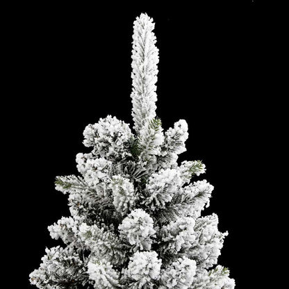 vidaXL Künstlicher Weihnachtsbaum mit 300 LEDs mit Ständer Weiß 240 cm