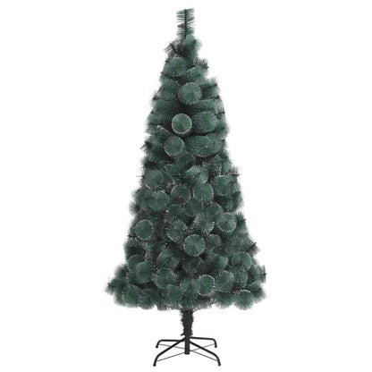 vidaXL Künstlicher vorbeleuchteter Weihnachtsbaum mit Ball-Set 150 cm