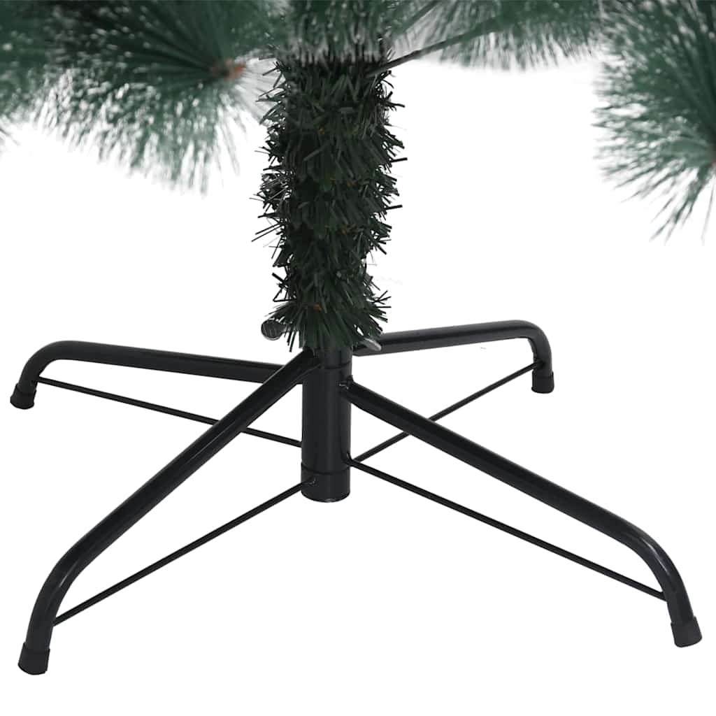vidaXL Künstlicher vorbeleuchteter Weihnachtsbaum mit Kugelset 150 cm