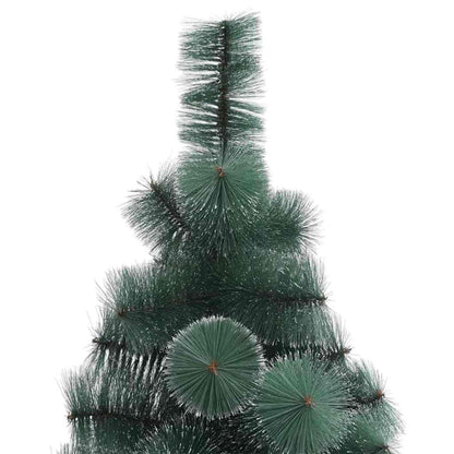 vidaXL Künstlicher vorbeleuchteter Weihnachtsbaum mit Kugelset 180 cm