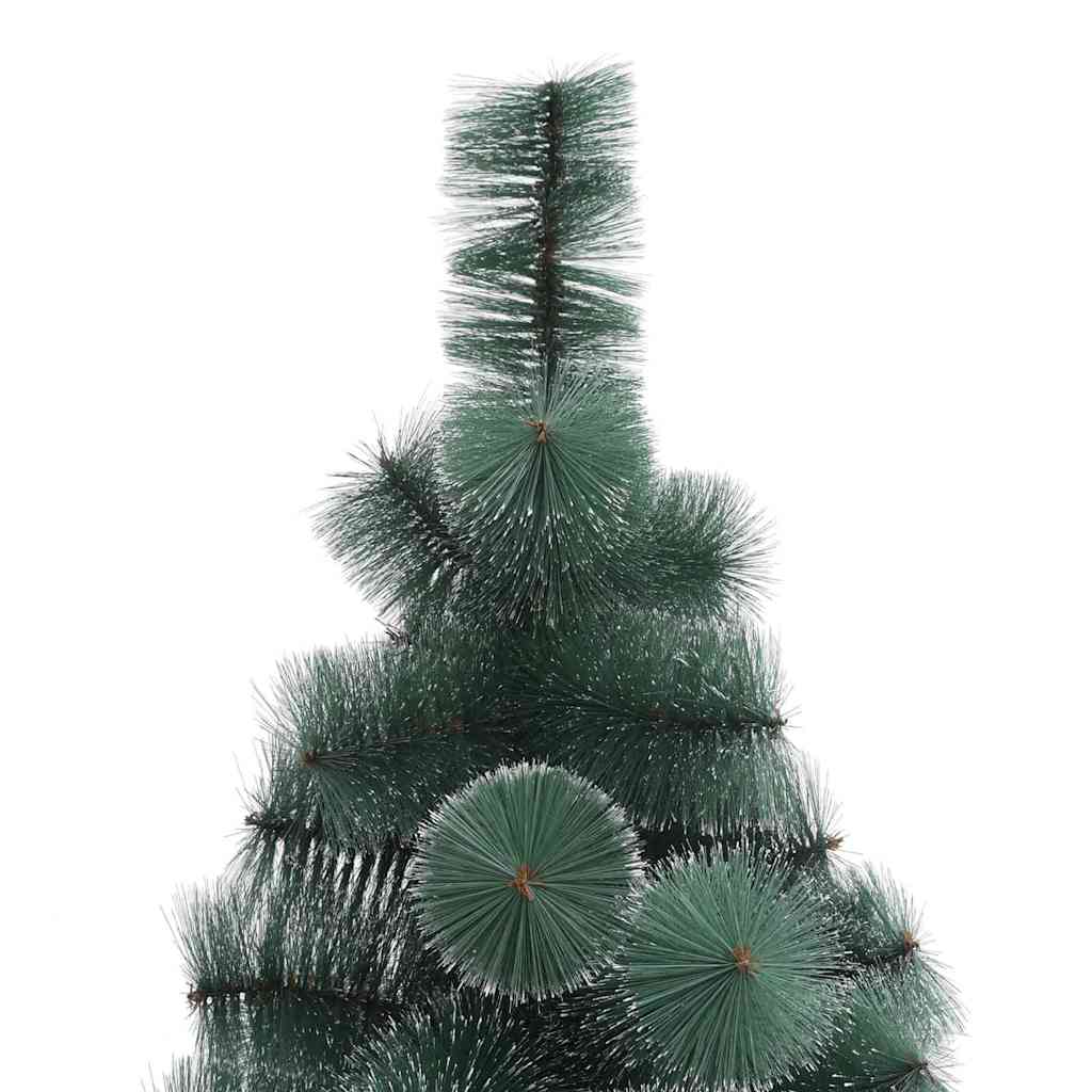 vidaXL Künstlicher vorbeleuchteter Weihnachtsbaum mit Kugelset 180 cm