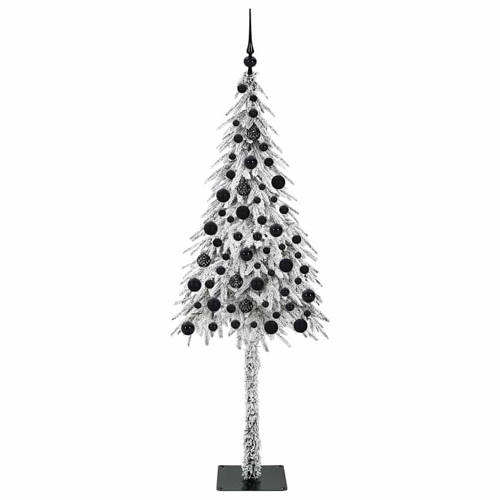 vidaXL Sapin de Noël 300 LED Blanc 180 cm PE et acier