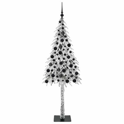 vidaXL Sapin de Noël 300 LED Blanc 180 cm PE et acier