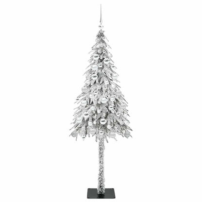 Weihnachtsbaum mit 300 LEDs Weiß 180 cm PE und Stahl