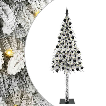 vidaXL Sapin de Noël avec 300 LED Blanc 210 cm PE et Acier