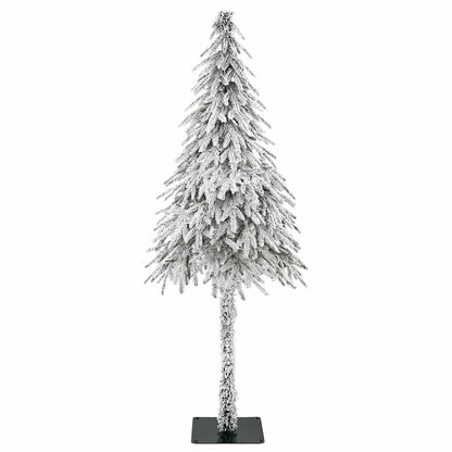Weihnachtsbaum mit 300 LEDs Weiß 210 cm PE und Stahl
