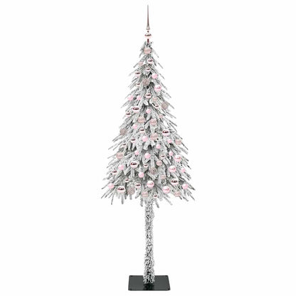 vidaXL Sapin de Noël avec 300 LED Blanc 210 cm PE et acier