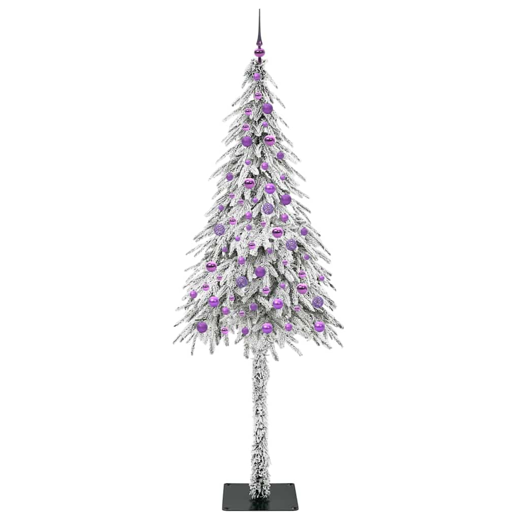 vidaXL Sapin de Noël avec 300 LED Blanc 210 cm PE et Acier