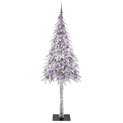 vidaXL Sapin de Noël avec 300 LED Blanc 210 cm PE et Acier