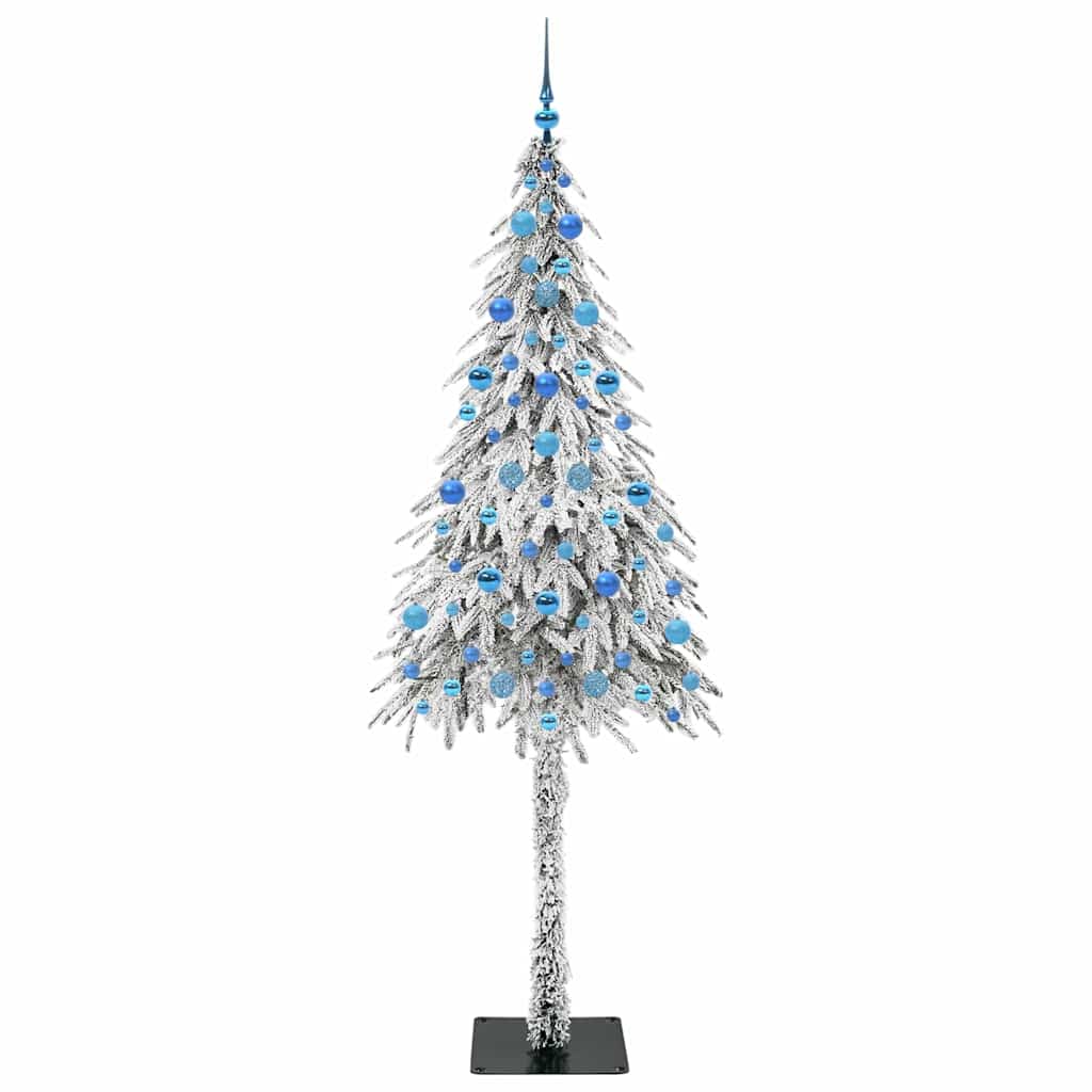 vidaXL Sapin de Noël avec 300 LED Blanc 210 cm PE et Acier
