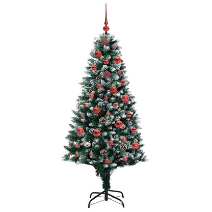vidaXL Künstlicher Weihnachtsbaum mit 150 LEDs mit Ständer Grün 150 cm