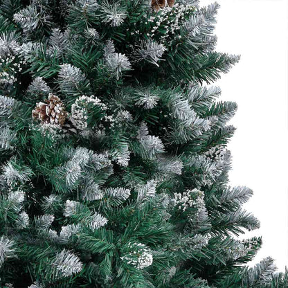 vidaXL Künstlicher Weihnachtsbaum mit 150 LEDs mit Ständer Grün 150 cm
