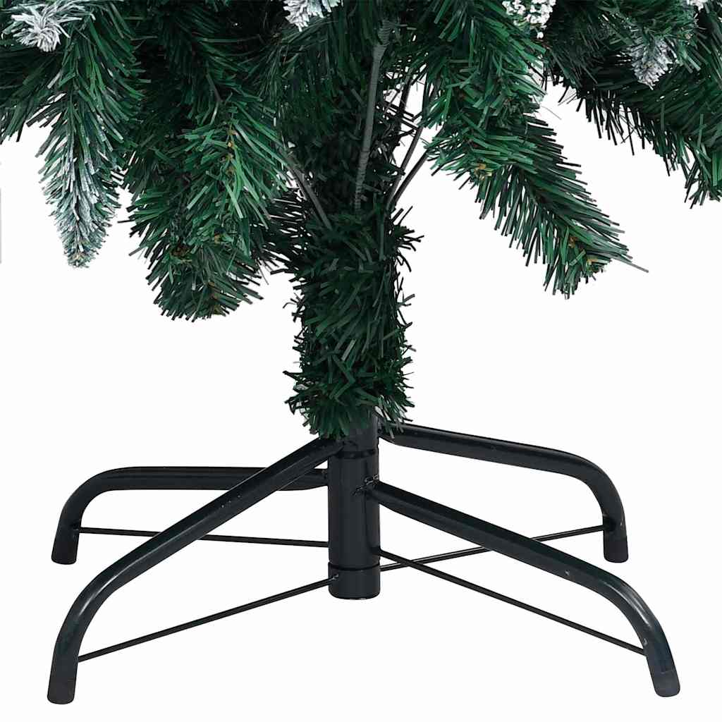 vidaXL Sapin de Noël artificiel avec 300 LED et support Vert 180 cm