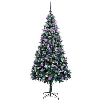 Künstlicher Weihnachtsbaum mit 300 LEDs mit Ständer Grün 210 cm