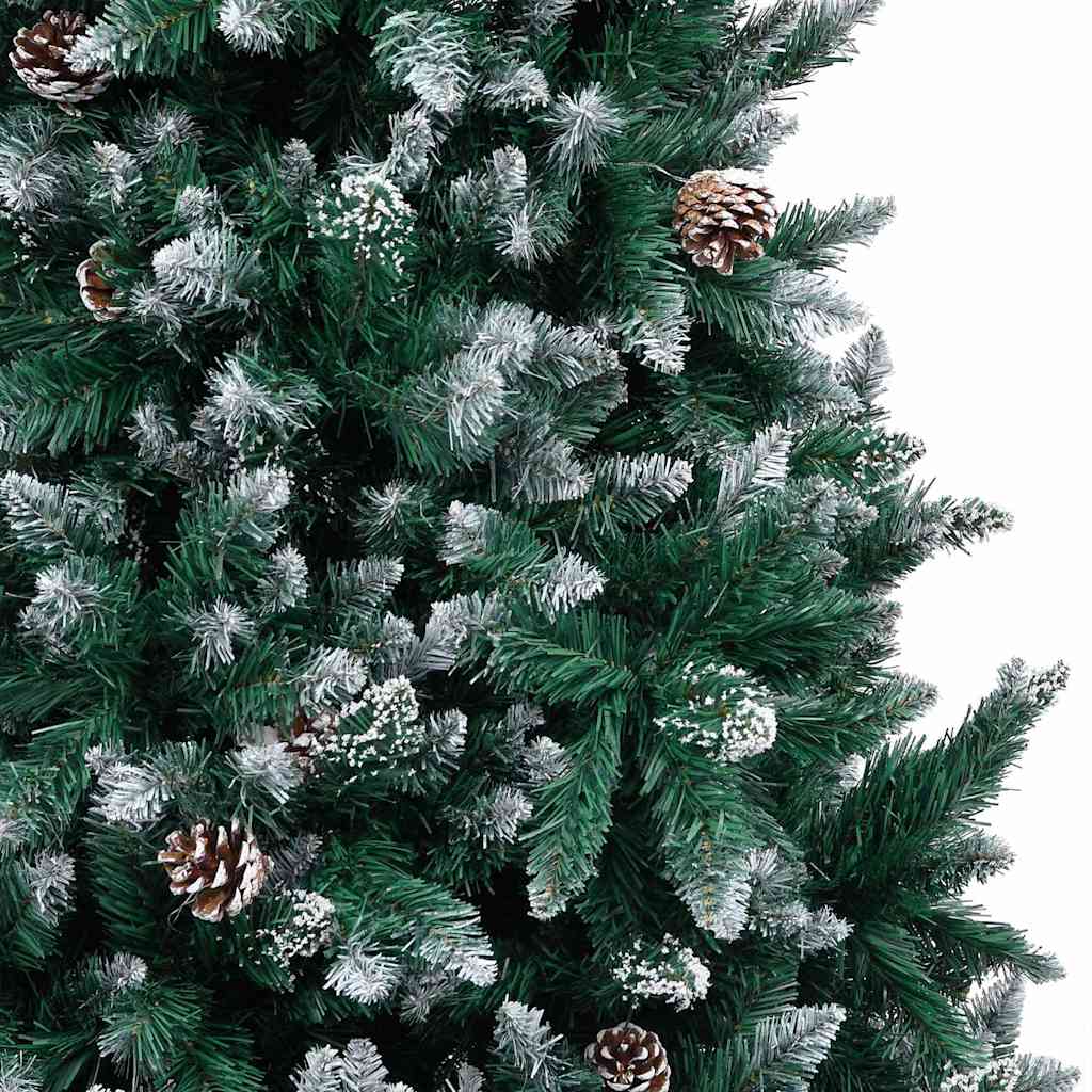 vidaXL Sapin de Noël artificiel avec 300 LED et support Vert 240 cm