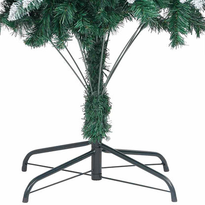 vidaXL Sapin de Noël artificiel avec 300 LED et support Vert 240 cm